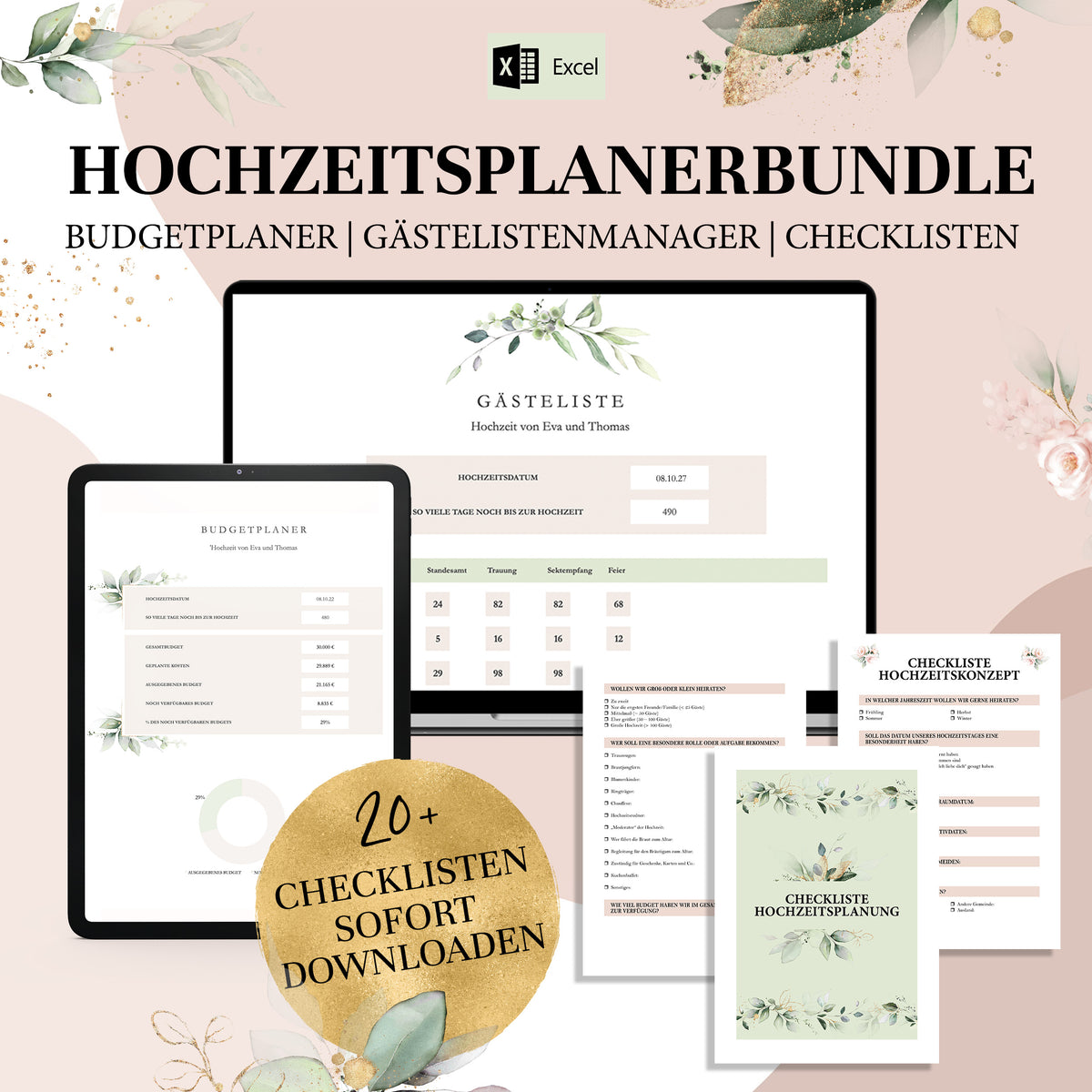 Hochzeitsplaner Mega Bundle