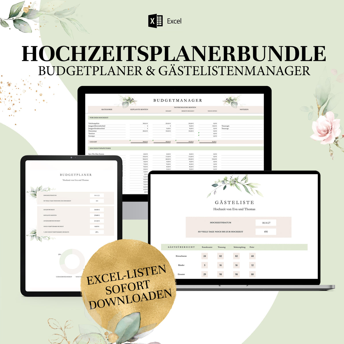 Gästelistenmanager & Budgetplaner