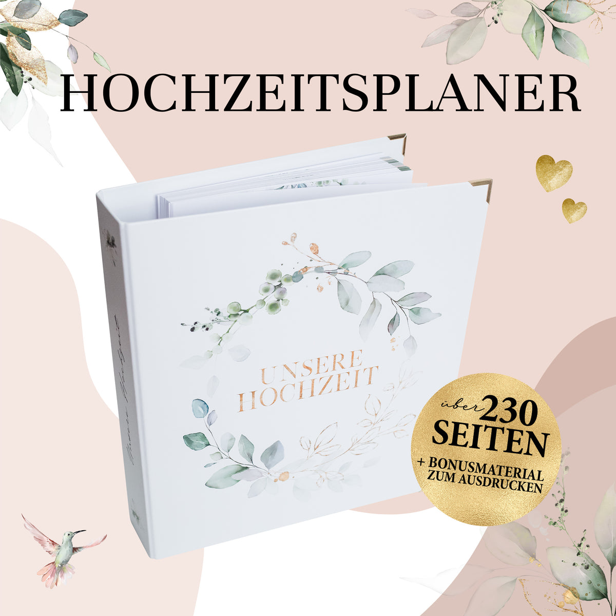 Das XXL Hochzeitsplaner-Bundle - 11 Produkte in einem