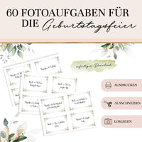 Fotoaufgaben für deinen Geburtstag