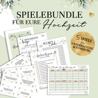 Das große Hochzeitsspiele-Paket