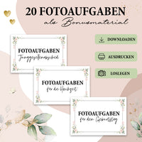 Hochzeitsgästebuch mit Stickern