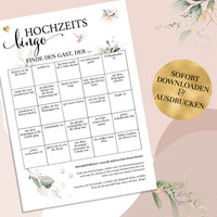 Hochzeitsbingo