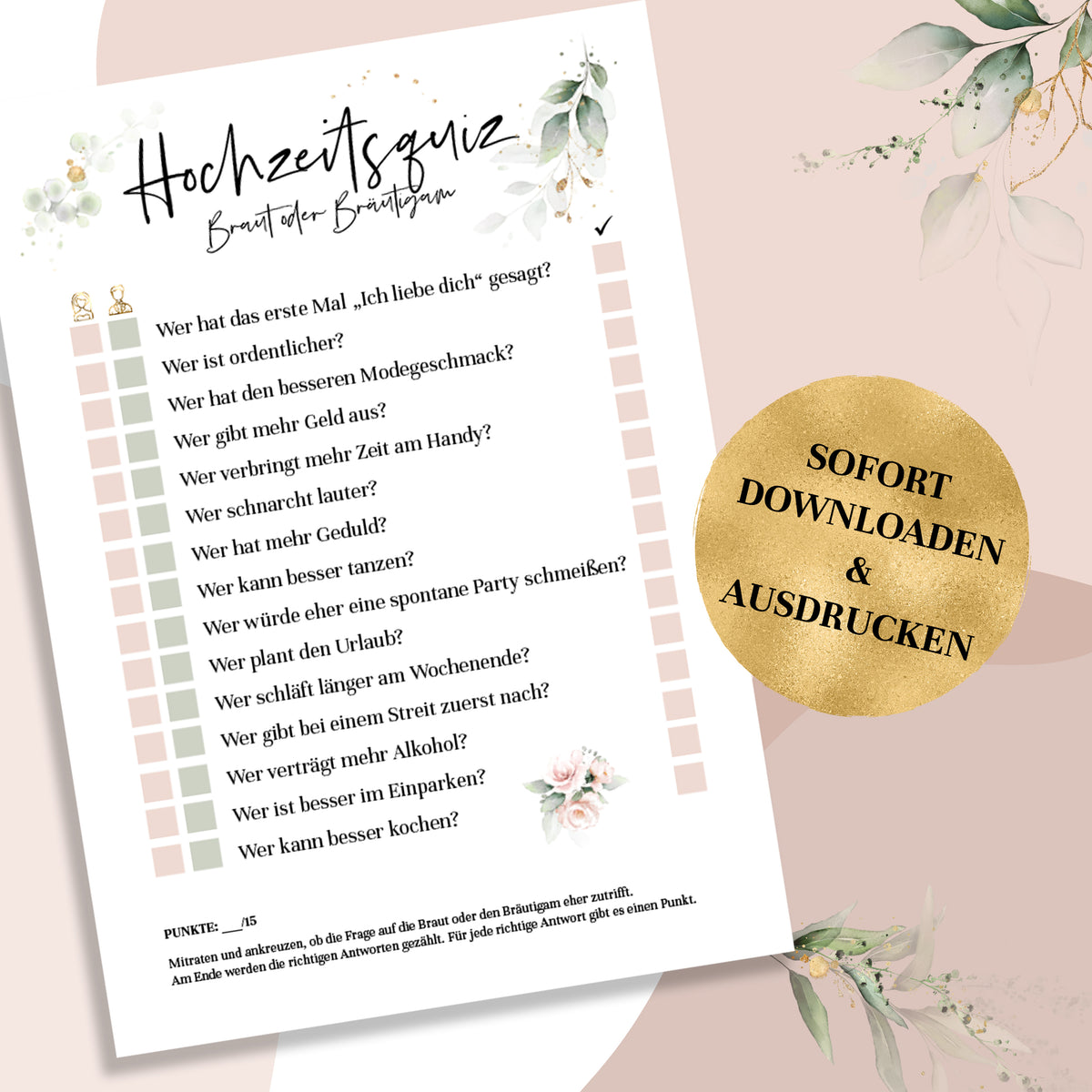 Hochzeitsquiz