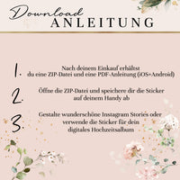 450+ Storysticker für deine Hochzeit