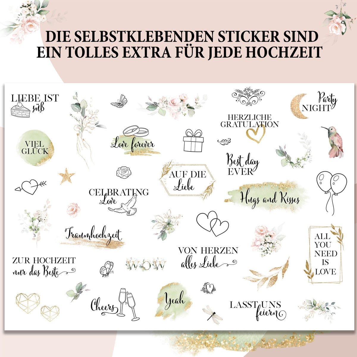 Hochzeitssticker