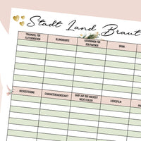 Stadt Land BRAUT
