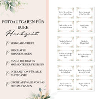 Fotoaufgaben für eure Hochzeit