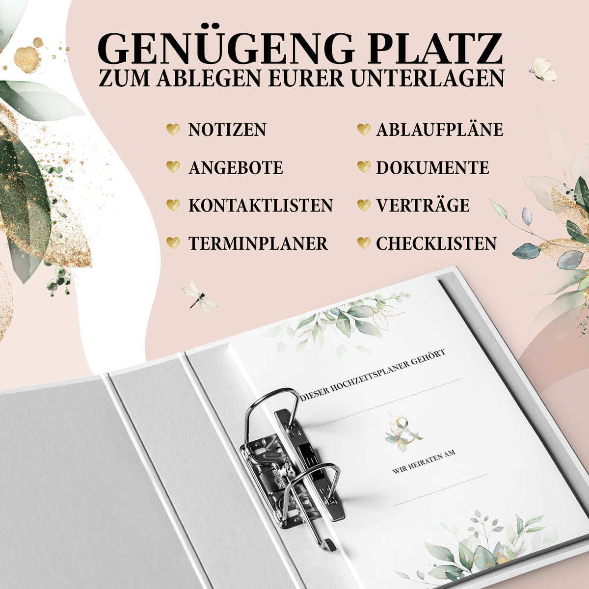 Hochzeitsordner "Unsere Hochzeit"