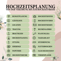 Hochzeitsplaner - Schritt für Schritt ins Eheglück