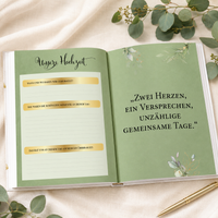 Hochzeitstagebuch – Unser gemeinsamer Weg