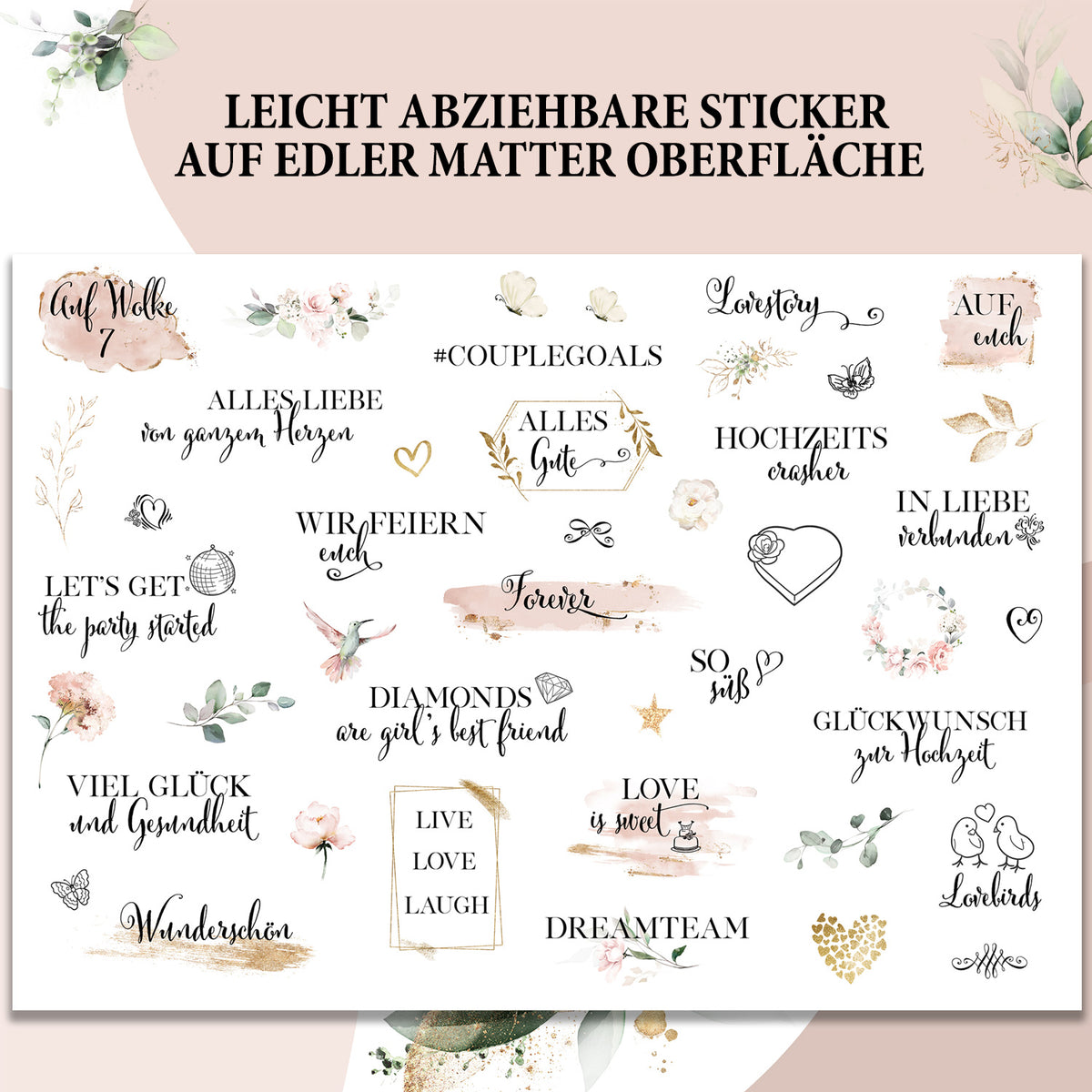 Hochzeitssticker