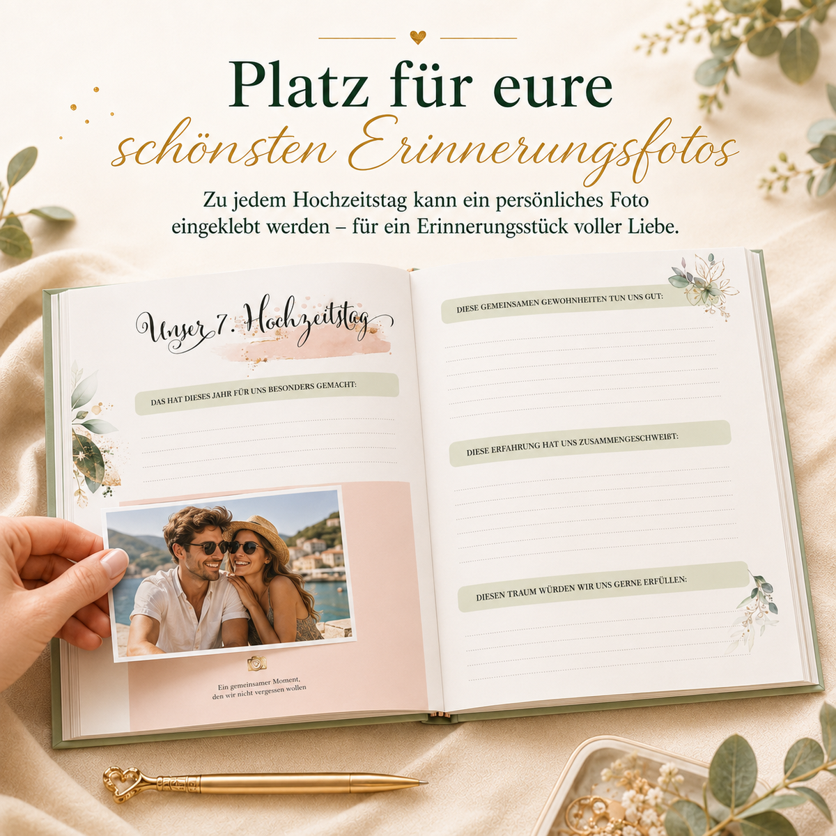 Hochzeitstagebuch – Unser gemeinsamer Weg