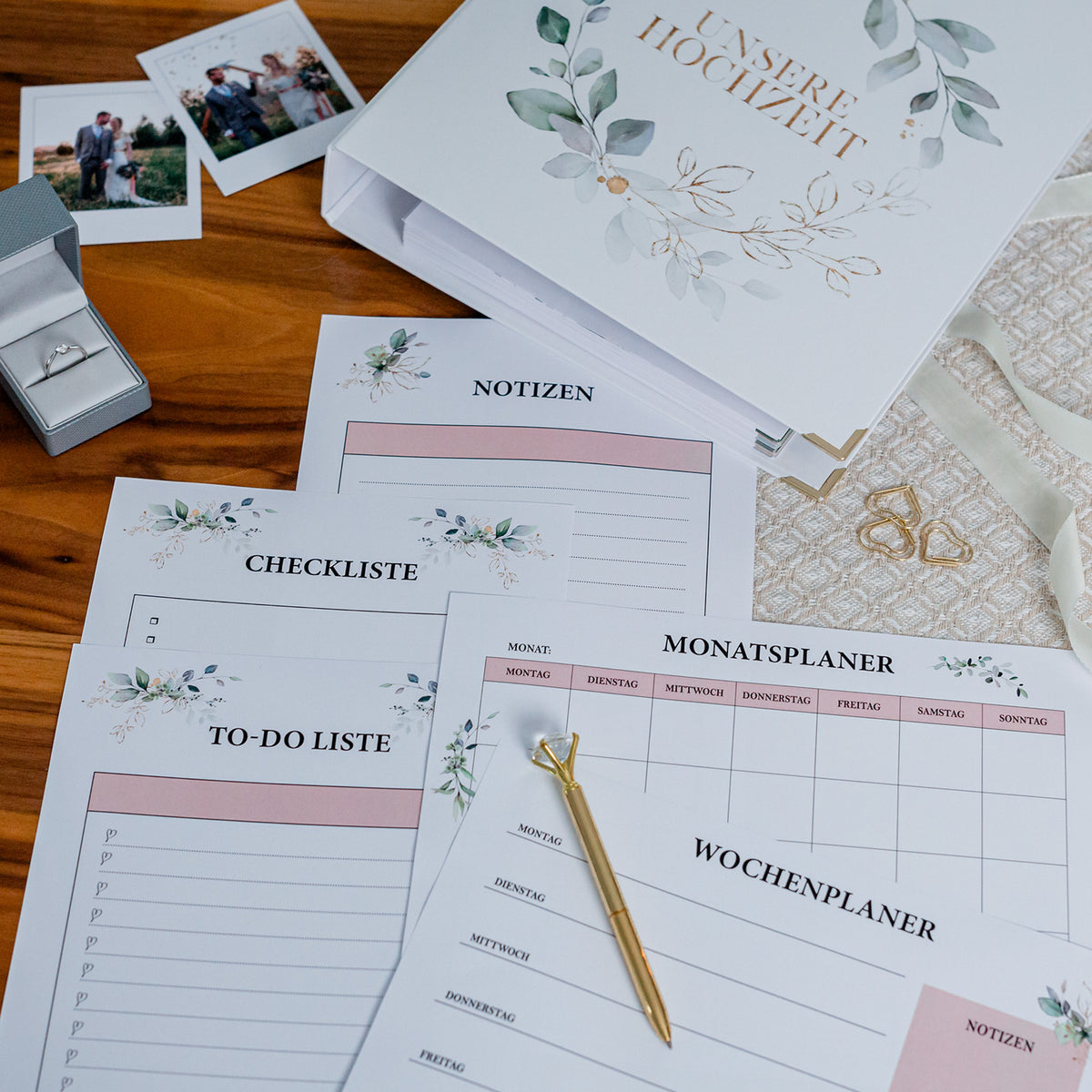Hochzeitsordner "Unsere Hochzeit"