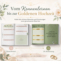 Hochzeitstagebuch – Unser gemeinsamer Weg