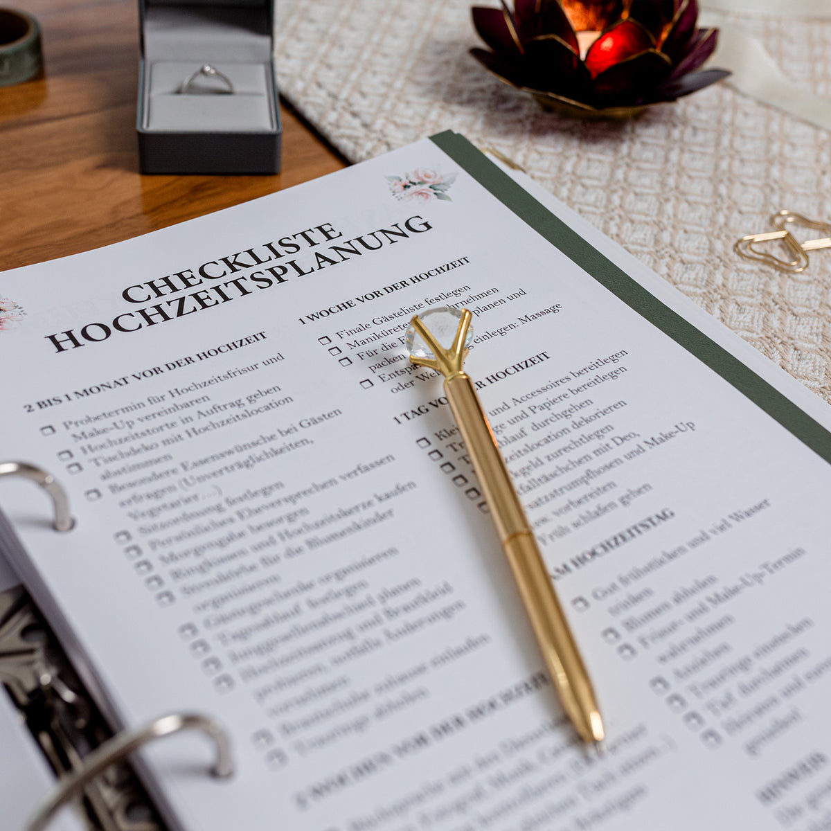 Hochzeitsordner "Unsere Hochzeit"