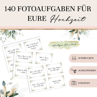 Fotoaufgaben für eure Hochzeit